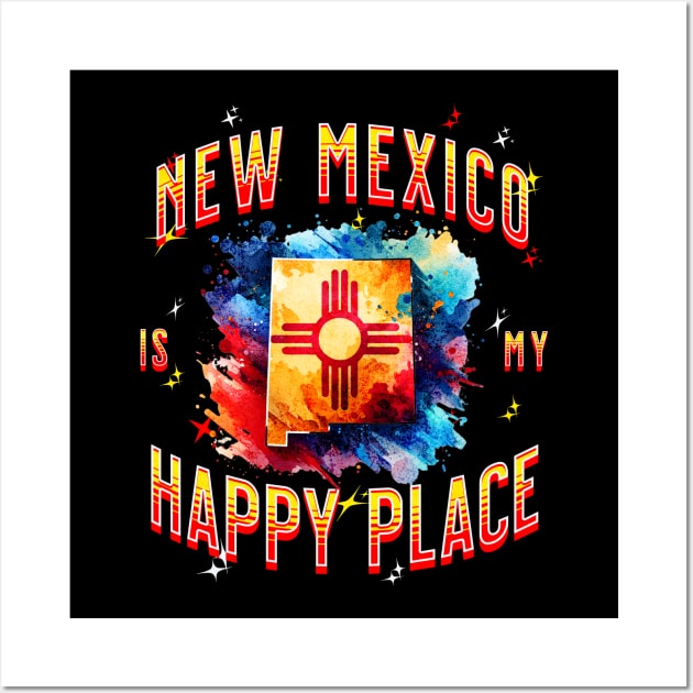 New Mexico is my Happy Place Wall Art by HSH-Designing